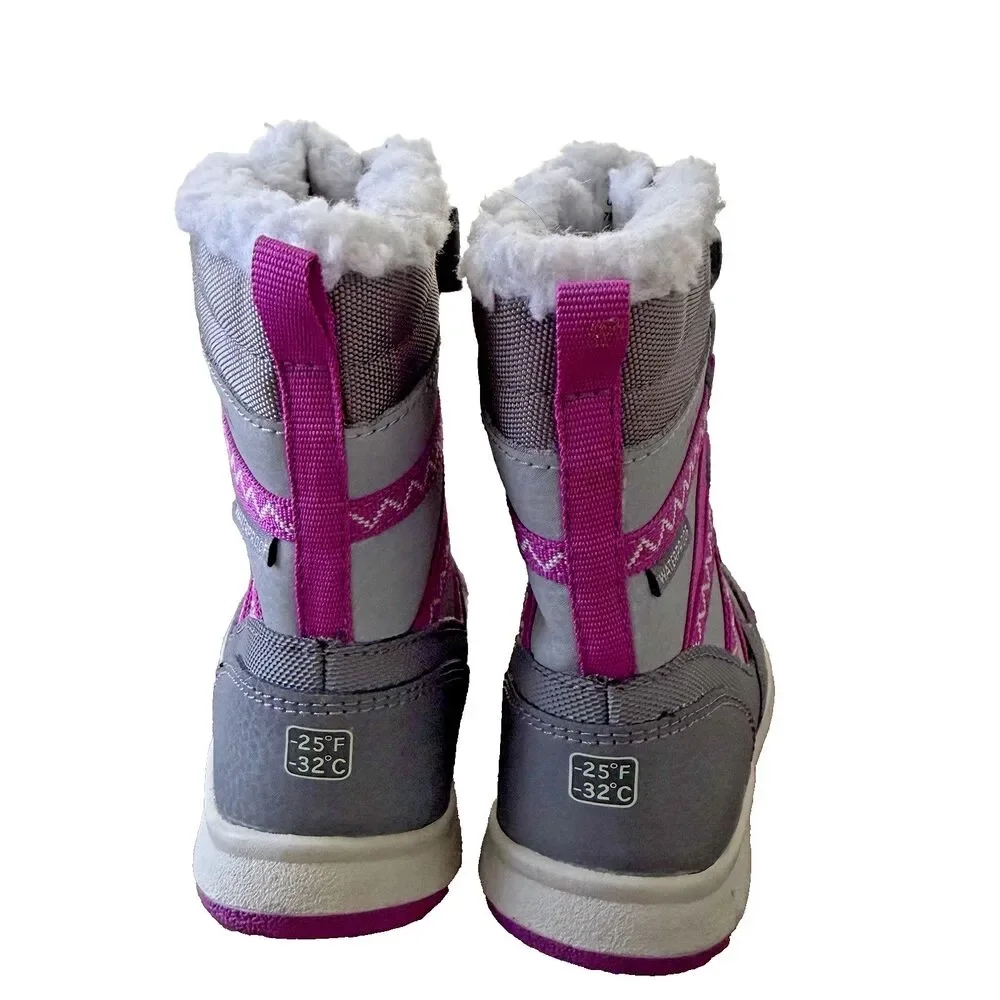 Merrell Snow Crush Toddler Sz 7M Winter Waterproof Insulated Snow Gray Boots